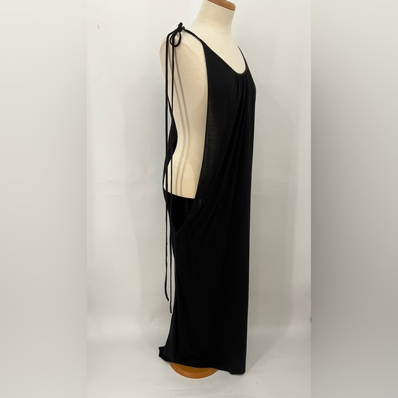 Rick Owens Dresses & Skirts - Rick Owens Lillies US8 draped dress asymmetrical 0168 open sides jersey